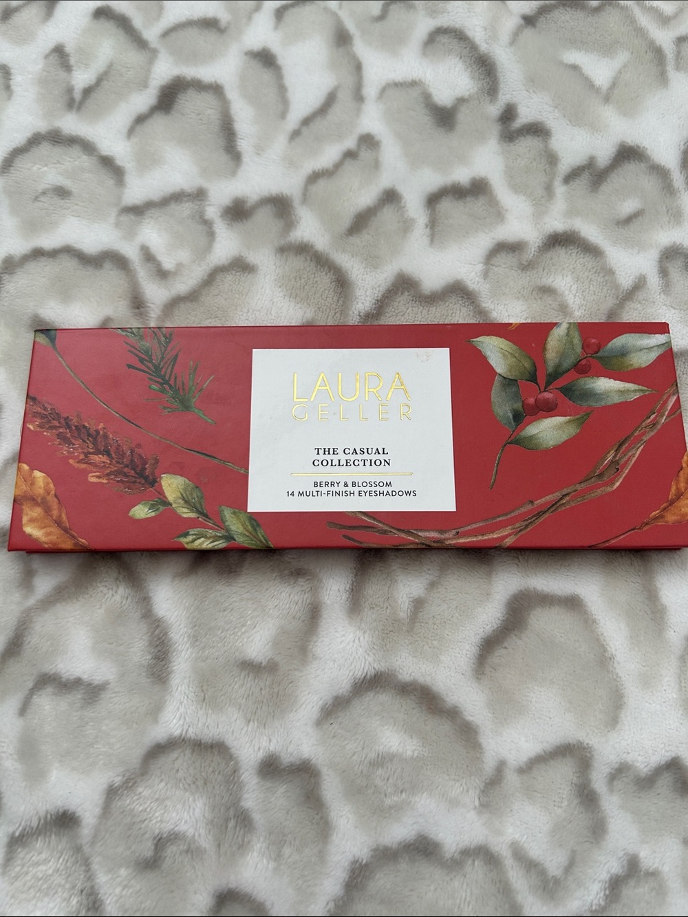 Laura Geller Berry & Blossom Eyeshadow Palette - Red with Green Accents